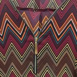 Tacera  Womens‎ Multicolor Geometric Blouse Photo 1