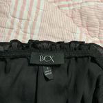BCX Black Y2K Ruffle Crop Top Photo 2