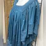 Badgley Mischka American Glamour  Blue Blouse Size 1X. BRAND NEW Photo 7