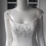 Casablanca White Lace Bridal Wedding Dress SIZE 4 Photo 1