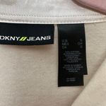 Vintage DKNY Jeans Y2K Shirt Satin‎ collar Size Small Cream White Photo 2