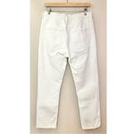 AGOLDE Riley High Rise Straight Crop Denim Sour Cream White Jeans Photo 5