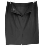 Ann Taylor Factory Women’s Black Business‎ Casual Work Knee Length Pencil Skirt Size 8 Photo 2