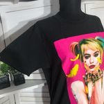DC Comics Birds of Prey Harley Quinn Pink Black Shirt M Photo 5