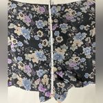 Free People  Navy Blue Flowy Floral Shorts 6 Photo 7