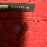 Levi's Levi’s 506 straight leg jeans size 8 W29 L32 nwot berry pinky rose Photo 3