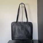 Frye  Vintage Benchcrafted Black Leather Tote Shoulder Laptop Bag Photo 4
