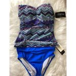 Gottex New. Profile by Blue tankini. 36/D-10/bottom. Retails $168 Photo 9