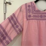 J Marie J. Marie The Katie Pink w/ Purple Embroidery Short Dress S Photo 2