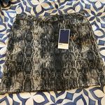 ZARA Snakeskin Mini Skirt Photo 0