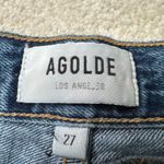 AGOLDE Blue High Rise Jeans with Relaxed Fit Photo 3
