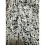 Loft Tweed Sheath Dress Black White Sleeveless Zipper Back Women's Size 6 Photo 4