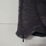 EXPRESS Metallic Pleated Bow Back Cropped Cami Gunmetal Size M NWT Photo 13