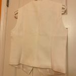 White Button Down Vest Photo 2