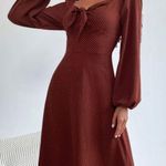 SheIn Rusty Orange Dress Photo 1