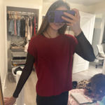 Zeagoo Red sweater top Photo 0