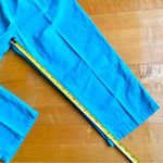 basic editions , High Rise, Elasticized, Capri Pants, Turquoise, Size S Photo 12