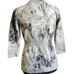 Dress Barn Button Front Tie Dye Rib-Knit waist Cardigan size S Photo 1