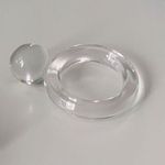Cute ring transparent ring acrylic ring resin ring lovely ring y2k ring 2000s ring Photo 2