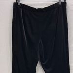 Joan Rivers Womans Velvet Pull On Pants 1XP Pockets Stretch Holiday Party Xmas Black Size undefined Photo 2