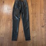 Abercrombie & Fitch NWT black vegan leather leggings size s Photo 10