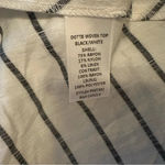 PPLA NWT  Dottie Black and White Striped High-Low Top size L Photo 6