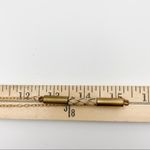 Brass boho Gypsy long cream brass necklace Gold Photo 4