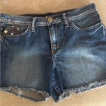 Rock & Republic  Cutoff Denim Shorts American Flag Stars Size 6 Photo 0