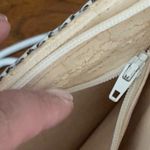 Unique Vintage Vintage GC Brand White Metal Mesh Convertible Clutch Photo 6