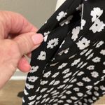 Adyson Parker black and white romper wide legs smocked waistband 5 G Size 1X Photo 2