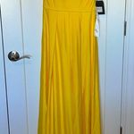Mac Duggal NWT Ieena for  26165i Pleated Slit Skirt Dress Photo 2