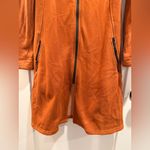 Source Unknown Orange Zip Up Hoodie Cardigan 100% Cotton Size Small Photo 1
