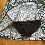 Floral Patterned Swim Dress 10 NWT Black Photo 1