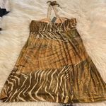 Boston Proper  Muse Zebra Print Dress size 14 brand new length 32” bust 34” Photo 11