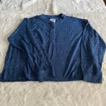 Abercrombie & Fitch blue quarter button up sweater shirt size medium Photo 0