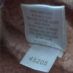 Garnet Hill  Cashmere Blend Bouclé Cropped Sweater Pink Long Sleeve Mock Neck S Photo 5