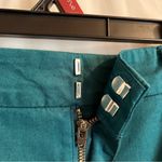 Kut From The Kloth Kut from the Kluth Pencil Skirt Size 4 Turquoise Blue Color Front Pockets Zip Up Photo 5