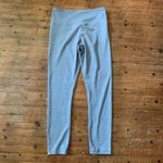 Zyia  gray metallic spot light n tight 6-8 athletic workout leggings Photo 2