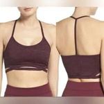 FP Movement Free People Purple Criss Cross Back Sports Bra Activewear Top‎ Size M Photo 2