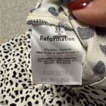 Reformation  Womens White/Black Animal Leopard Print Bea Midi Skirt‎ sz 22 NWT Photo 7