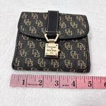 Dooney & Bourke  1975 Classic Vintage Black and Gold Monogram‎ Wallet Photo 7