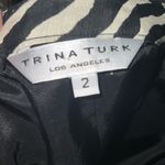 Trina Turk  Black & Off White Zebra Mini Cocktail Career Casual Skirt 2 Photo 9