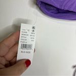 PacSun swim eco purple textured bandeau bikini top women’s size XL beach new Photo 4