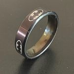 6mm black Batman ring size 6 Photo 6