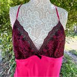 Linea Donatella Hot Pink Babydoll Chemise And Robe Set Size XL NWT Boudoir Photo 8