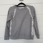 Rebecca Taylor  Women’s Small Grey Lace Sweatshirt Photo 0
