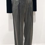 D.J. Summers Vintage 80s Black & Metallic Silver Belted Jumpsuit Romper Size 6 Photo 5