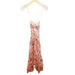 For Love & Lemons Delaney Peony Embroidered Sheer Lace Maxi Dress Pink Photo 6