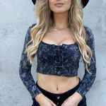 Honey Punch Long Sleeve Crop Top  Photo 0