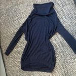 COS  100% Merino Wool Navy Cowl Neck Oversized Sweater Size Medium Photo 2